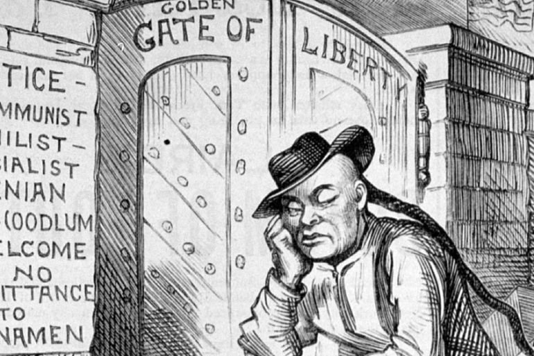 Chinese Exclusion in the US - Please do not use