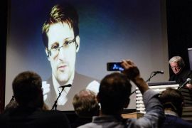 Edward Snowden, on link from Moscow