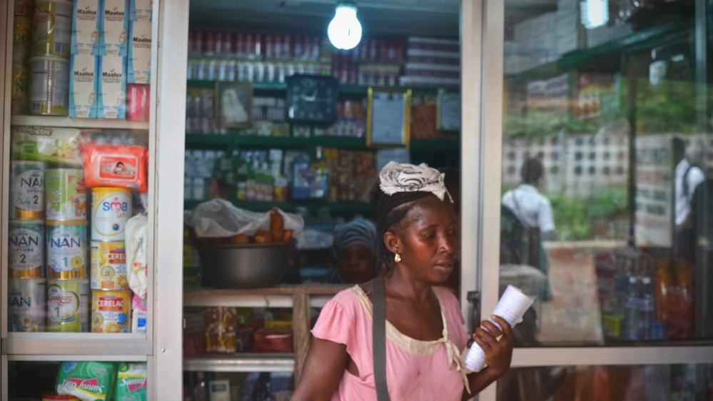 Tramadol is believed to be sold under the table without prescriptions by street hawkers and in local pharmacies in Sierra Leone [Cooper Inveen/Al Jazeera]
