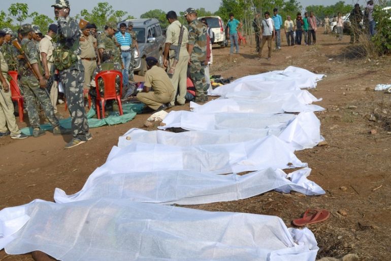 India police kill 12 Maoist fighters in clashes