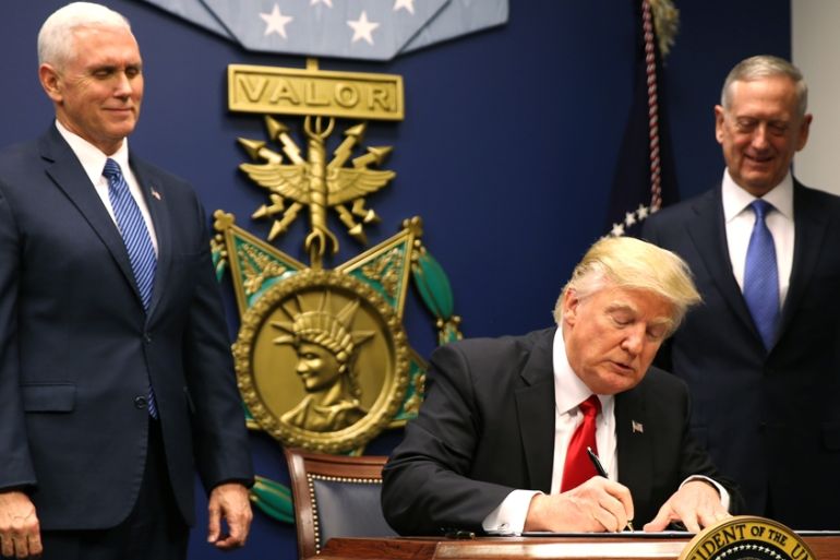 Trump signs order