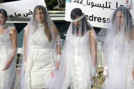 Protest against Rape law in Lebanon