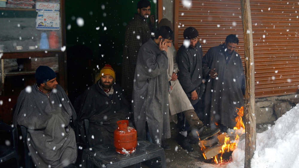 Police last week evacuated 80 people from Waltengoo Nar village in south Kashmir [EPA]