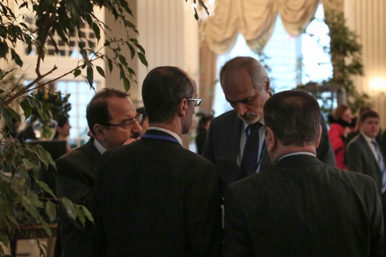 Head of the Syrian government delegation Bashar al-Jaafari