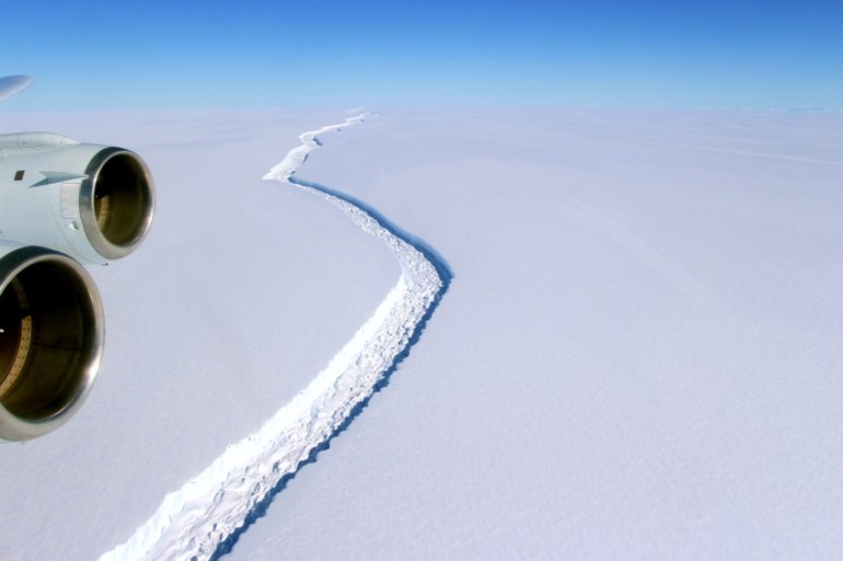 Antarctic iceberg expected to break away