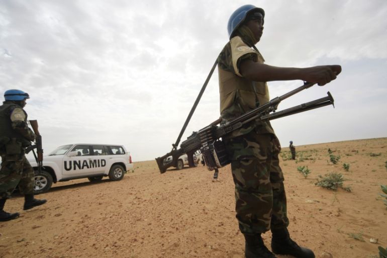 UNAMID peacekeepers in Sudan