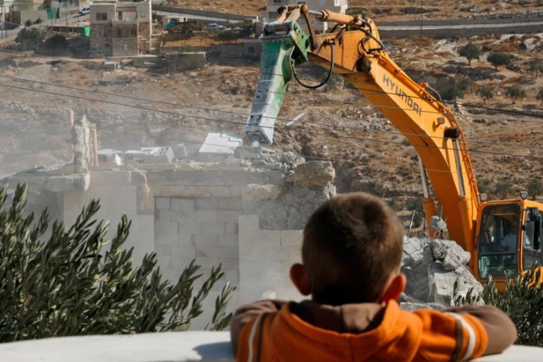 Home demolitions Israel Palestine