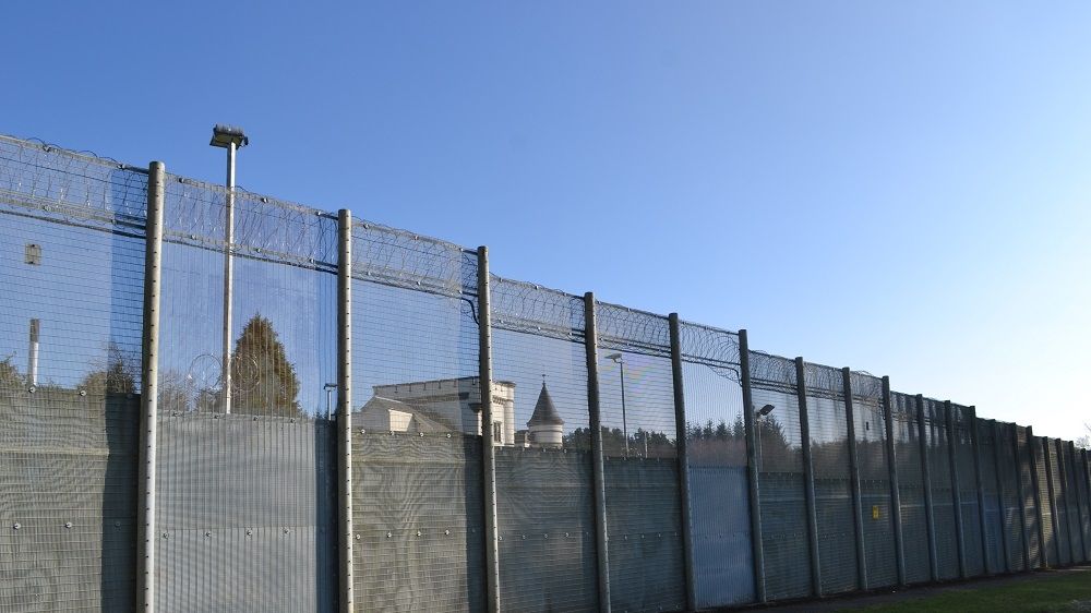  Dungavel Immigration Removal Centre is a detention facility in South Lanarkshire, Scotland, near the town of Strathaven [Eoin Wilson/Al Jazeera]