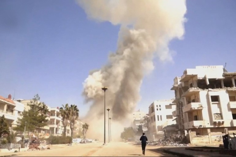 Homs attack [User Generated Content via Al Jazeera]