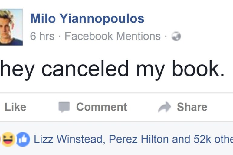 Milo''s Book cancelled