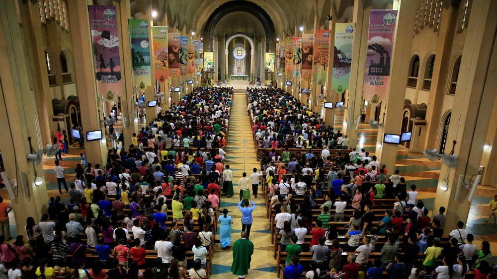 About 80 percent of the 100 million Filipinos are Catholics [Reuters File Photo]