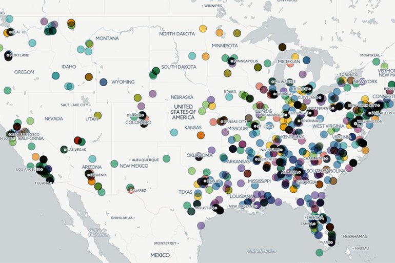 Map Hate Groups on the Rise in the US