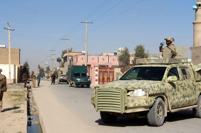 At least seven people were killed in a suicide bombing in Helmand