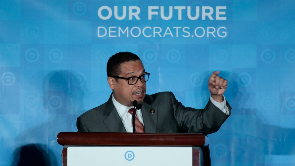 Ellison lost to Perez by 35 votes in the second round [Chris Berry/Reuters]