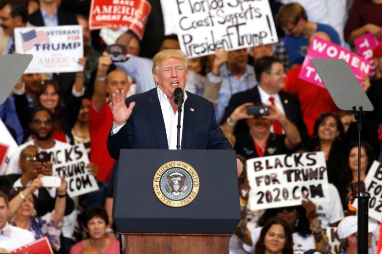Trump rallies in Florida