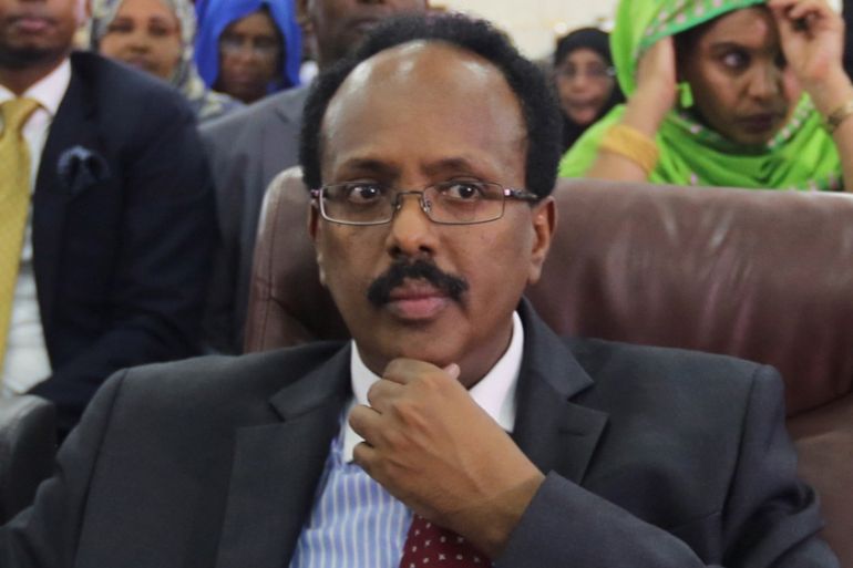 Somali Presidential candidate Minister Mohamed Abdullahi Farmajo