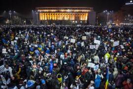 Protesters in Romania: this is our life/Please Do Not Use