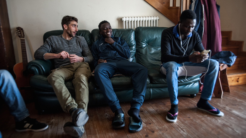 All the young men living with the Calos feel they are a part of the family [Mattia Cacciatori /Al Jazeera]