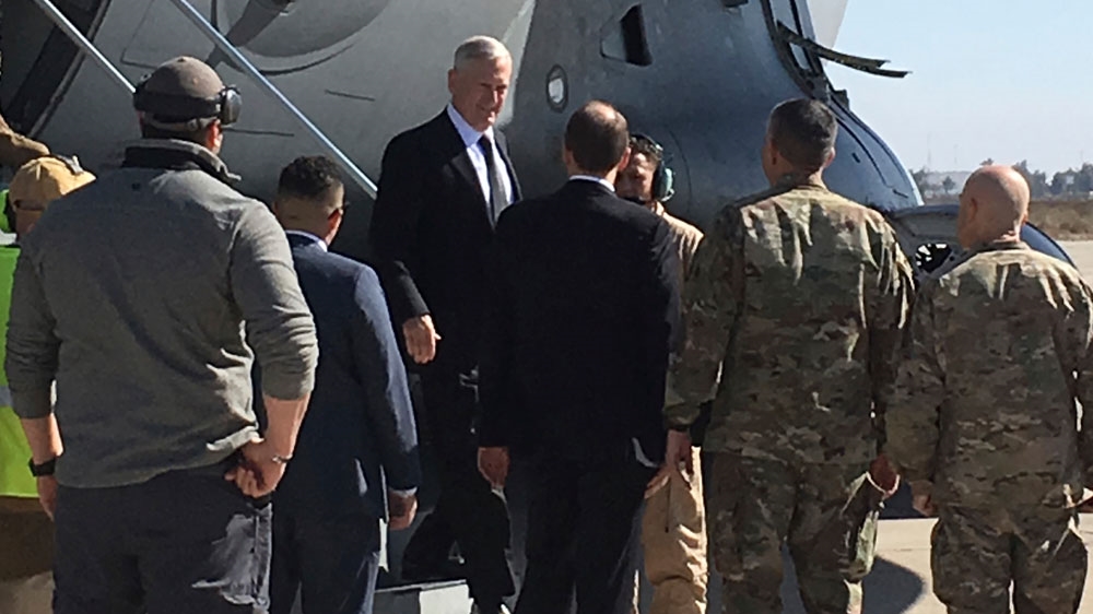 Mattis has just a week to send Trump a strategy to accelerate the fight against ISIL [Sagar Meghani/AP] 