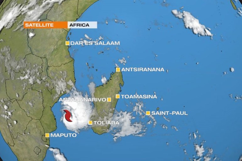 Tropical Cyclone Dineo bears down on Madagascar