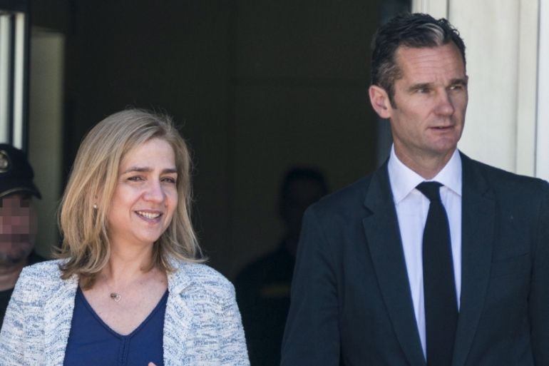 Sentencing in the Noos corruption case involving Spain''s Princess Cristina de Borbon