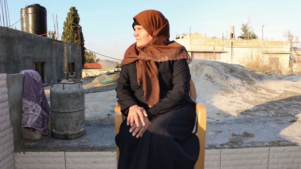 Najia Awad says that residents immediately rush to resist whenever there are reports of Israeli forces on village lands [Jaclynn Ashly/Al Jazeera]