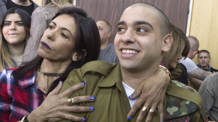Elor Azaria sentencing in Tel Aviv military court