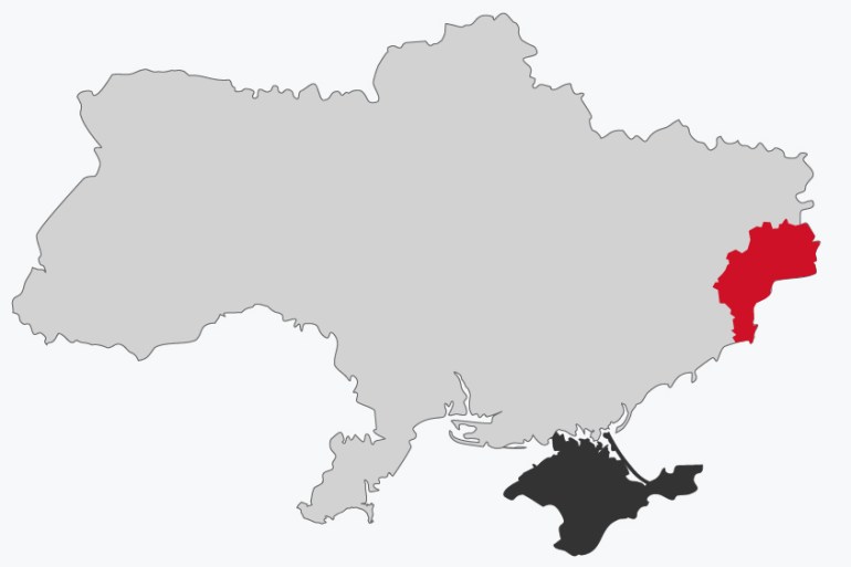 ukraine map outside