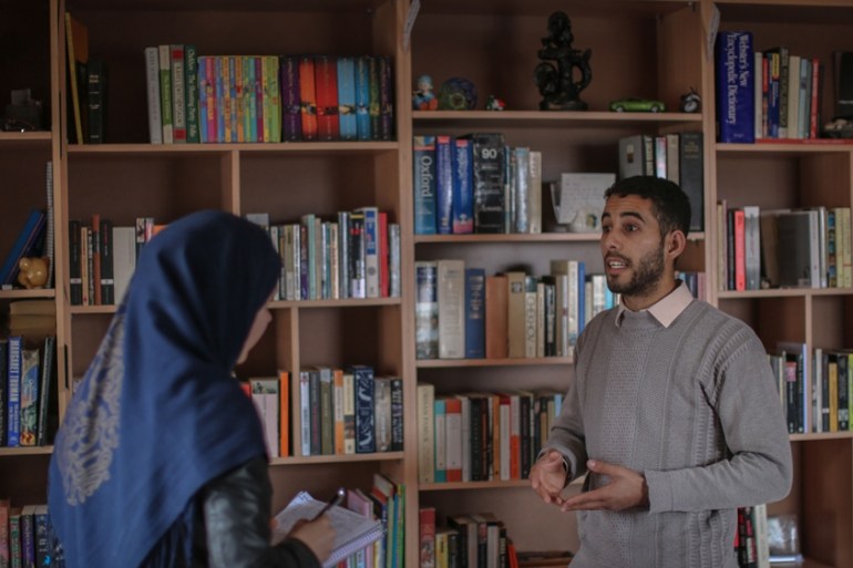 Gaza’s English library