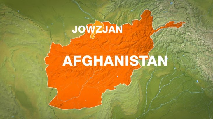 Map Jowzjan Afghanistan