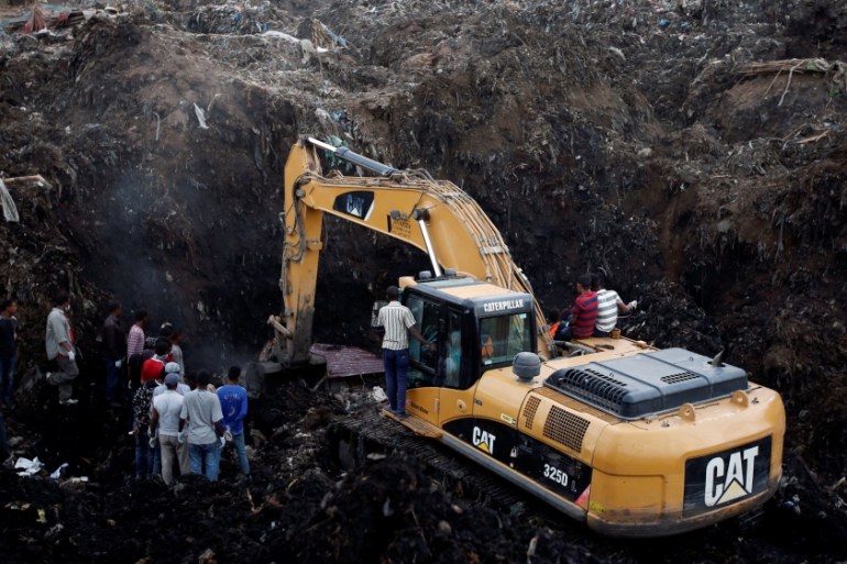at the Koshe garbage dump in Ethiopia''s capital Addis Ababa