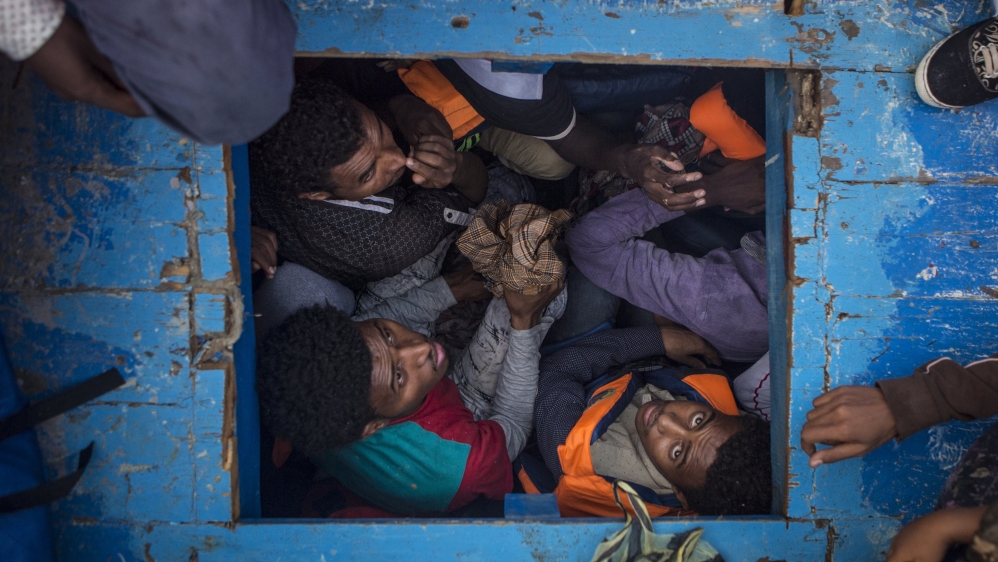 The central Mediterranean migration route between the coasts of Libya and Italy remains busy [Mathieu Willcocks/EPA]