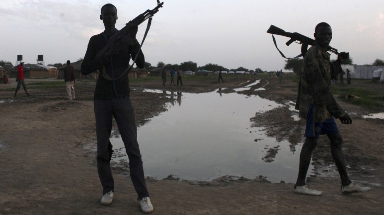 Armed men in Yuai Uror county, in South Sudan
