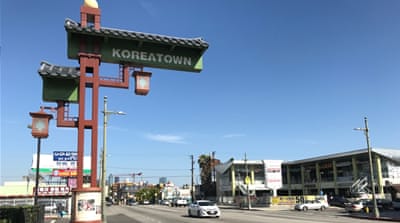 In the heart of Los Angeles, Koreatown covers a sprawling three square miles [Massoud Hayoun/Al Jazeera]
