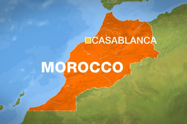 Casablanca, Morocco - map