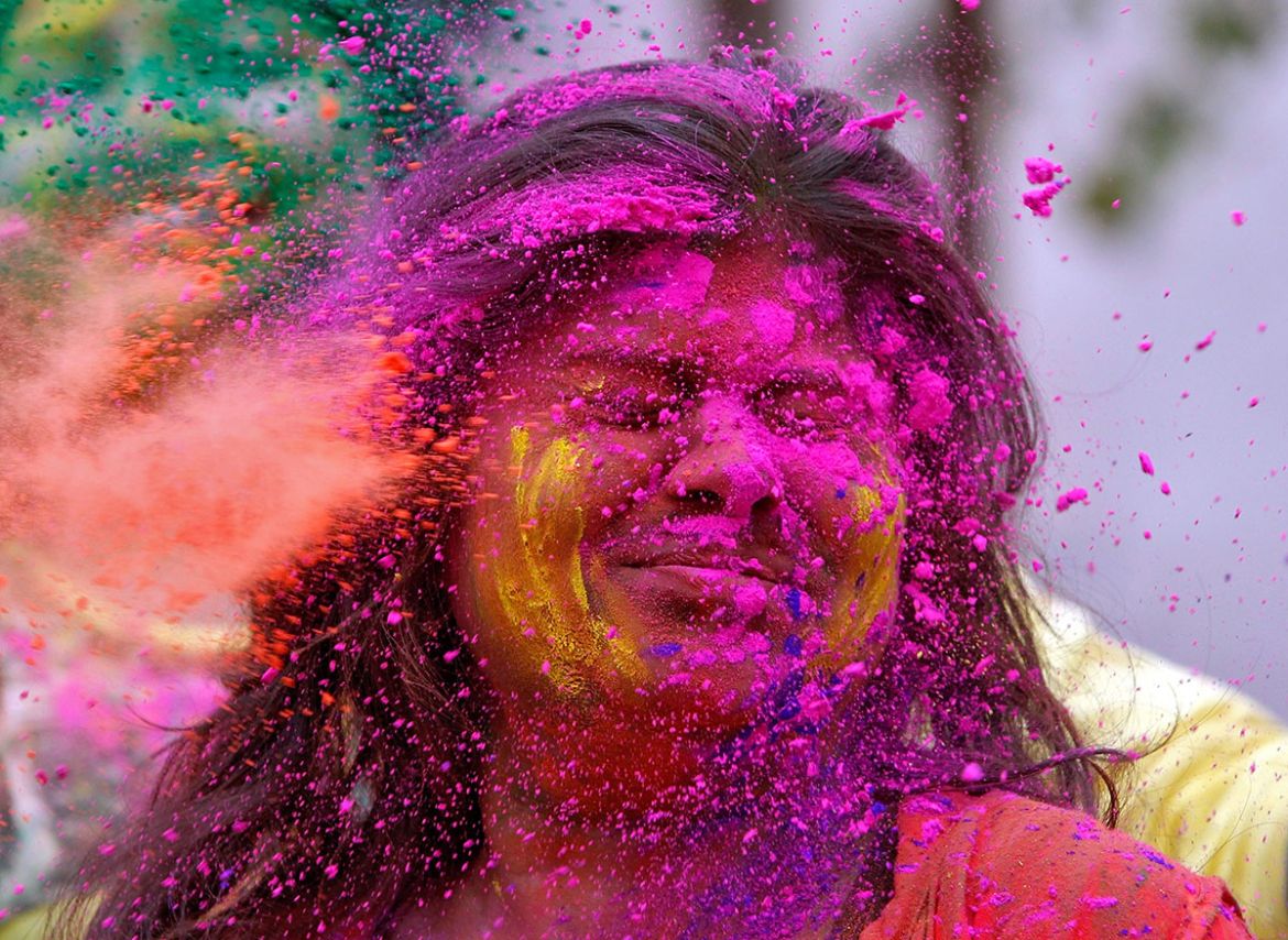 A feast of spectacular colour as Hindus celebrate Holi, Arts and Culture