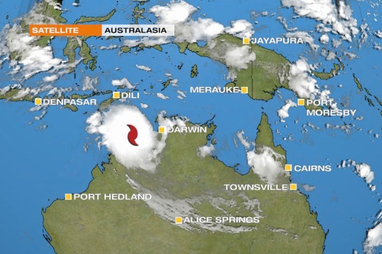 Tropical Cyclone Blanche hits northern Australia