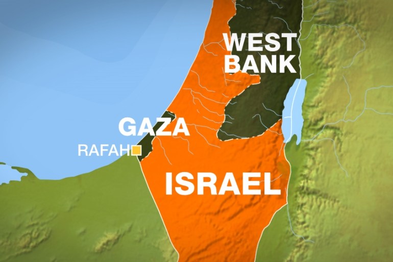 Rafah map