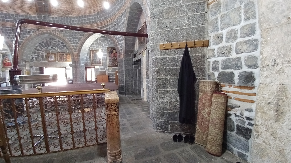 Diyarbakir's St Mary Church was constructed in 3rd century CE on top of a pagan temple [Mariya Petkova/Al Jazeera]