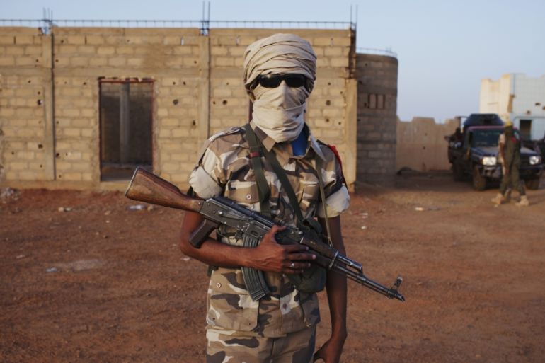 Ethnic Tuareg Malian soldier