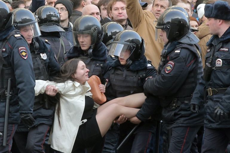 Opposition rally in Moscow
