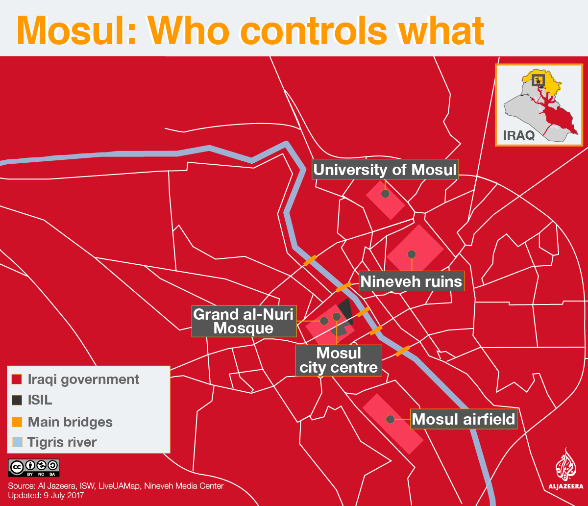mosul map who controls what infographic