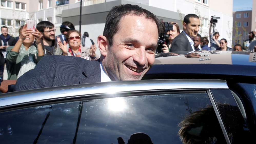 Benoit Hamon wants a basic income for all French citizens [Gonzalo Fuentes/Reuters] 