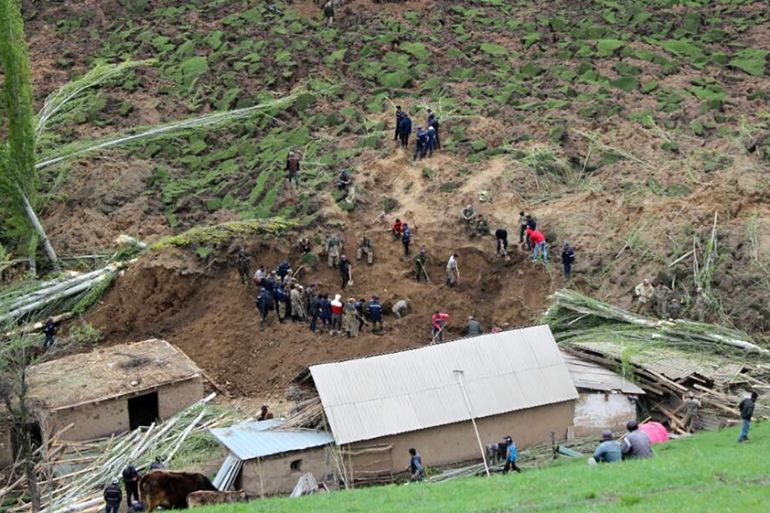 Kyrgyzstan landslide
