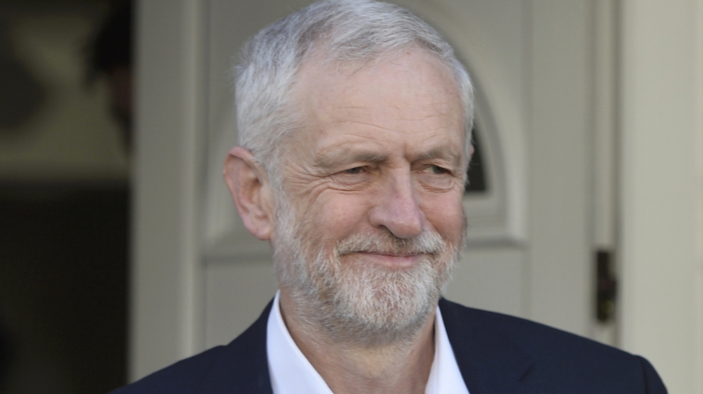 Corbyn said he welcomed May's decision 'to give the British people the chance to vote for a government that will put the interests of the majority first
