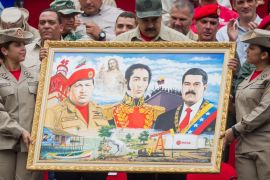Bolivarian Militia march to commemorate their seventh anniversary