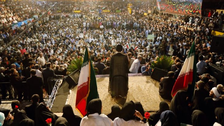 Election Rally for Iranian Presidential candidate Ebrahim Raisi