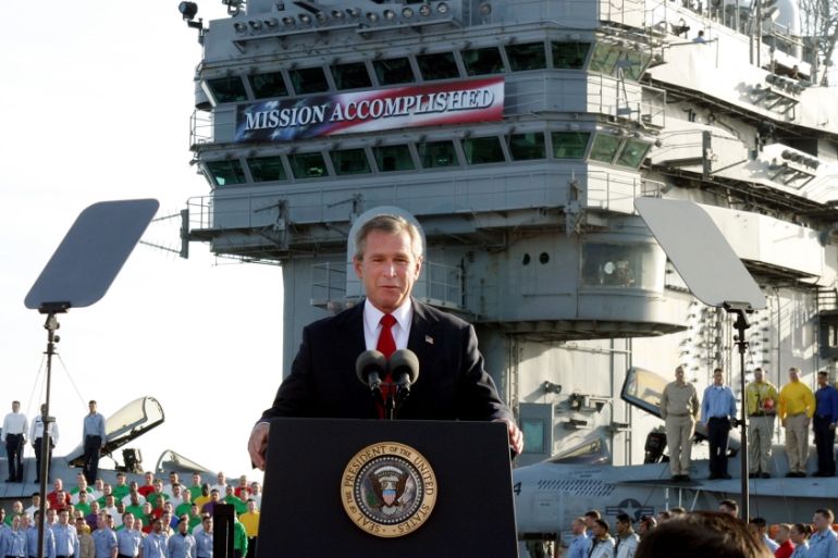 George Bush mission accomplished