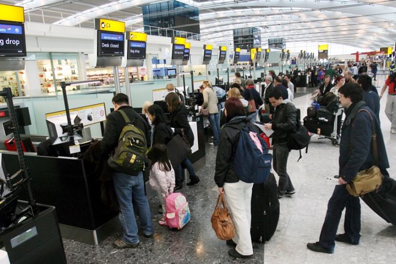 Britian to announce a ban on laptops and other electronic devices on certain flights