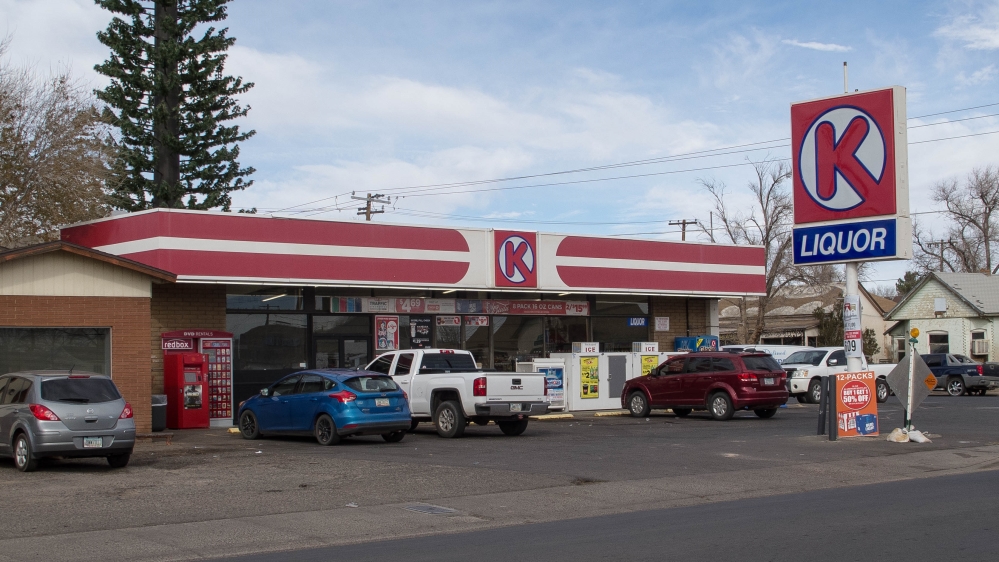 The convenience store where Loreal Tsingine allegedly shoplifted before she was shot dead by a police officer in 2016 [Creede Newton/Al Jazeera]